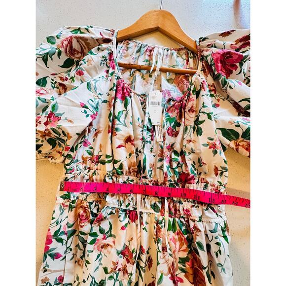 Anthropologie The Somerset Maxi Dress Floral Cottagecore Puff Sleeve Small - Picture 7 of 10